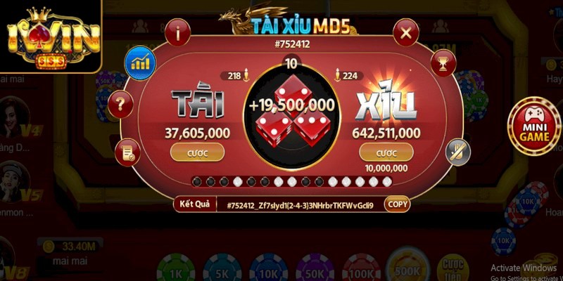 Game Tài Xỉu rút tiền mặt - Bí kíp bất bại nhận thưởng lớn 4 Game có nhiều cửa cược để anh em có nhiều lựa chọn phong phú